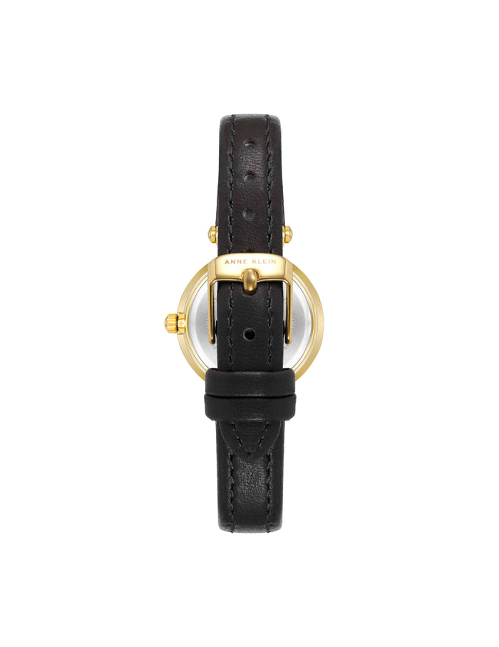 Anne Klein Essential Leather Strap Watch