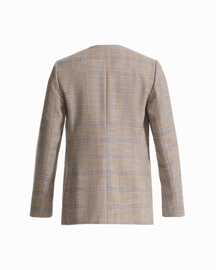 Anne Klein Faux Double-Breasted Jacket with Flap Pockets