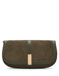 Anne Klein Caper/Caper Faux Suede Convertible Clutch
