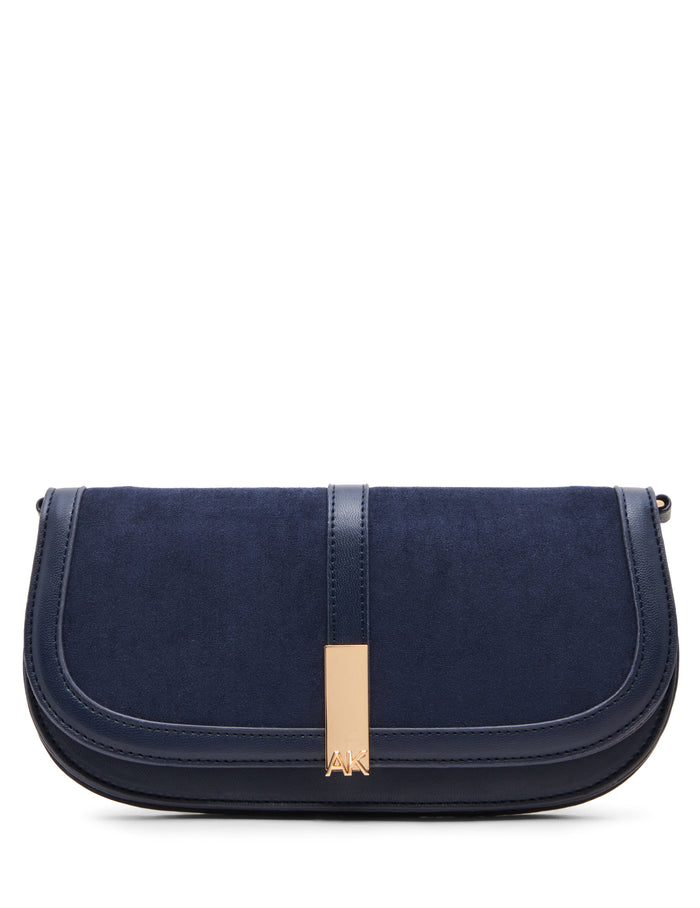 Anne Klein Distant Mountain/Distant Mountain Faux Suede Convertible Clutch