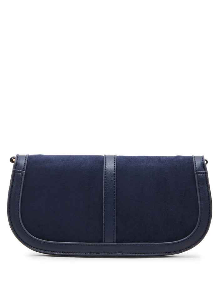Anne Klein Faux Suede Convertible Clutch