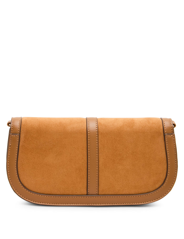 Anne Klein Faux Suede Convertible Clutch