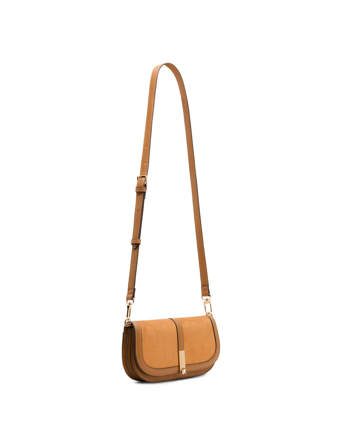 Anne Klein Faux Suede Convertible Clutch