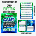 First Letter Cards - Electric