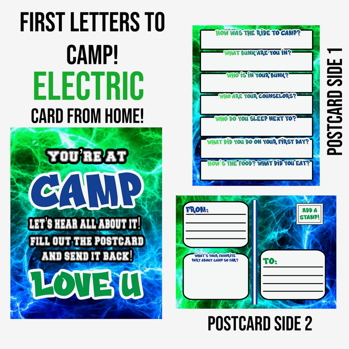 First Letter Cards - Electric