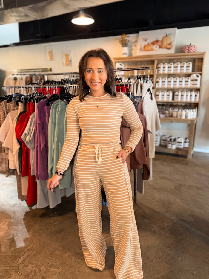 Fitted Stripe Set Top Only