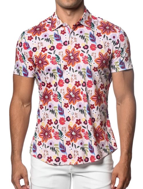 Flora Print Short Sleeve Shirt