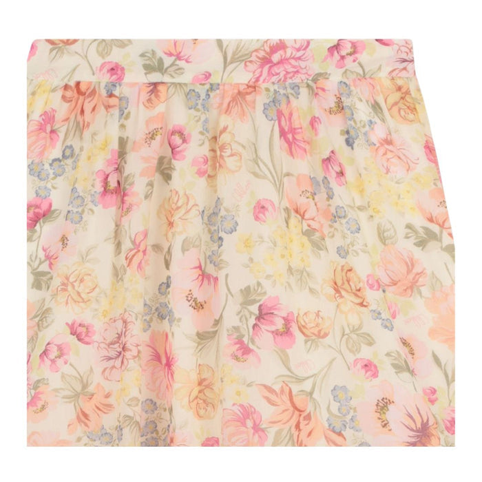 Floral Print Long Skirt