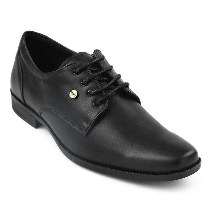 Fortune Black Formal Lacing Derby Shoes For Men BENSTOCK1E By Liberty