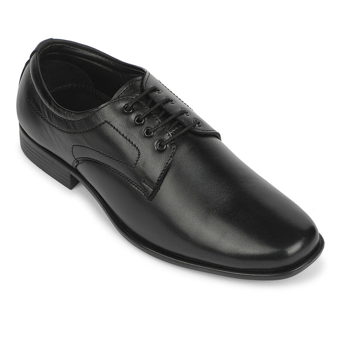 Fortune Black Formal Lacing Derby Shoes For Men Hml 54 By Liberty