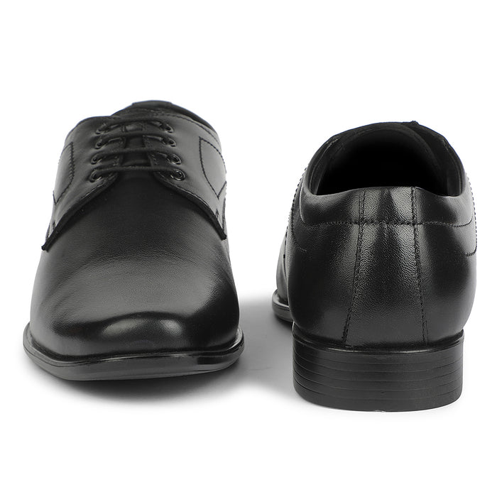 Fortune Black Formal Lacing Derby Shoes For Men Hml 54 By Liberty