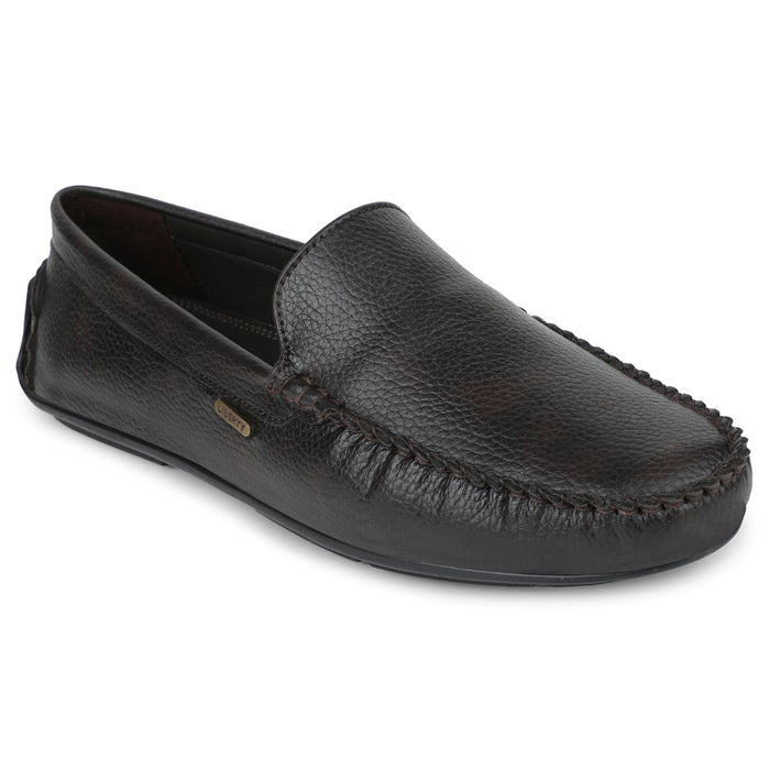 Fortune Brown Casual Loafers For Men AVL-4 By Liberty