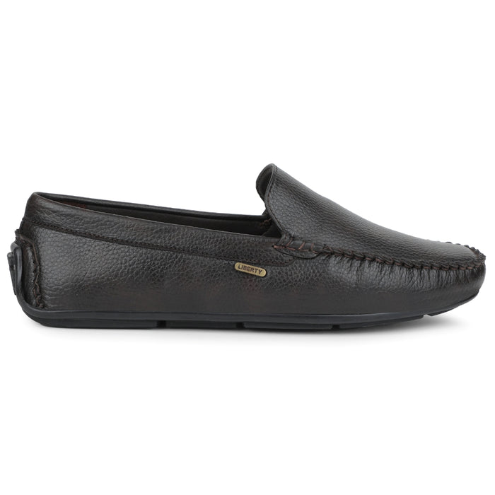Fortune Brown Casual Loafers For Men AVL-4 By Liberty