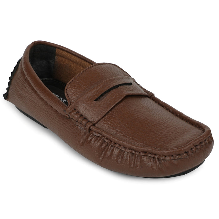 Fortune Brown Formal Loafers For Men CLASSIK-2E By Liberty