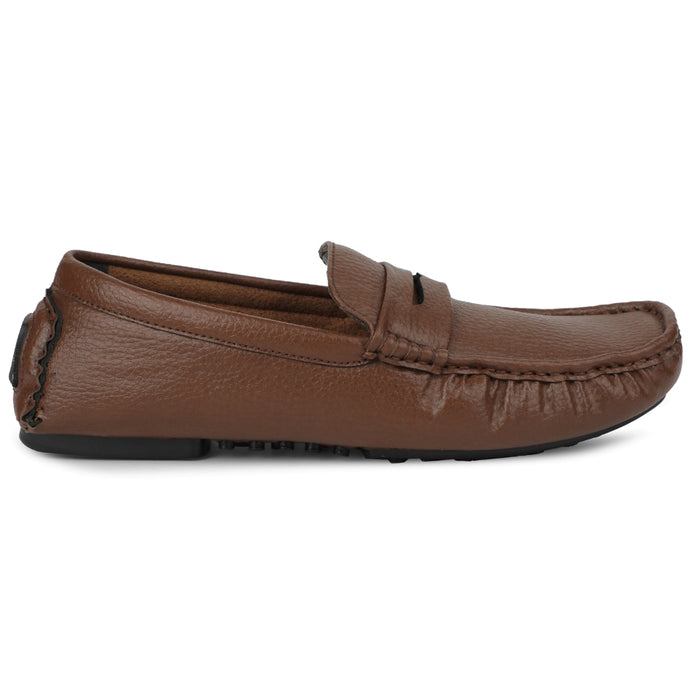 Fortune Brown Formal Loafers For Men CLASSIK-2E By Liberty