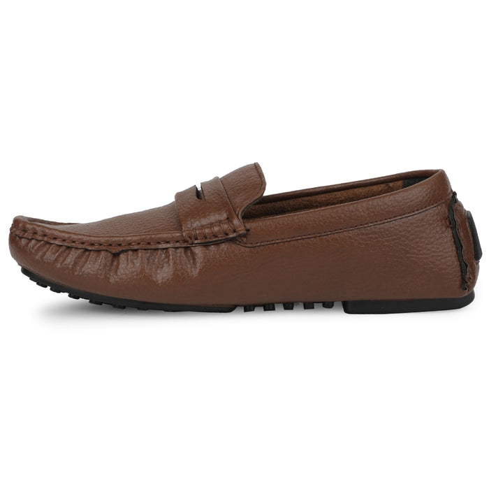 Fortune Brown Formal Loafers For Men CLASSIK-2E By Liberty