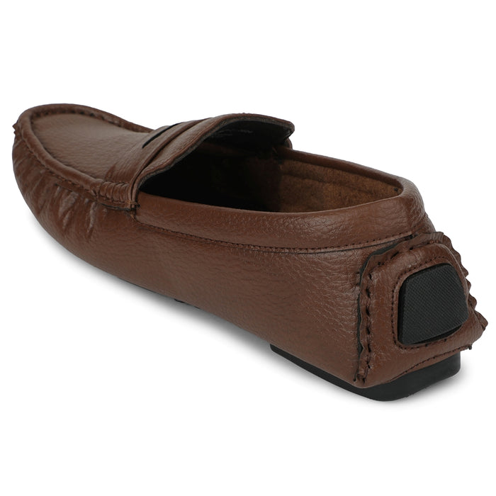 Fortune Brown Formal Loafers For Men CLASSIK-2E By Liberty