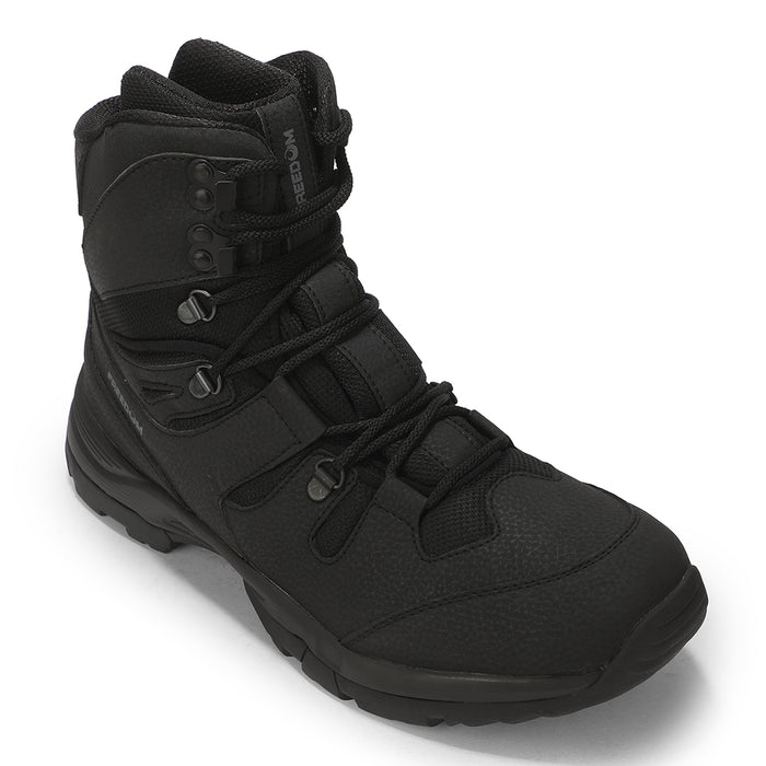Freedom By Liberty Mens SHIKHAR-4 Casual Lacing Black Trekking Boots