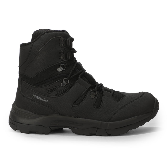Freedom By Liberty Mens SHIKHAR-4 Casual Lacing Black Trekking Boots