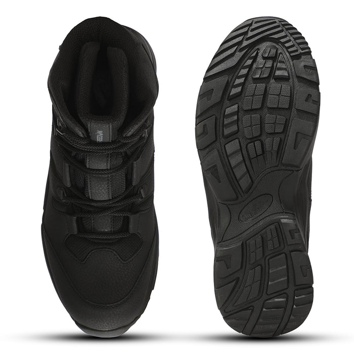 Freedom By Liberty Mens SHIKHAR-4 Casual Lacing Black Trekking Boots