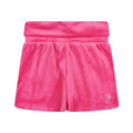 Fuchsia Pink Fold Over Waist Shorts