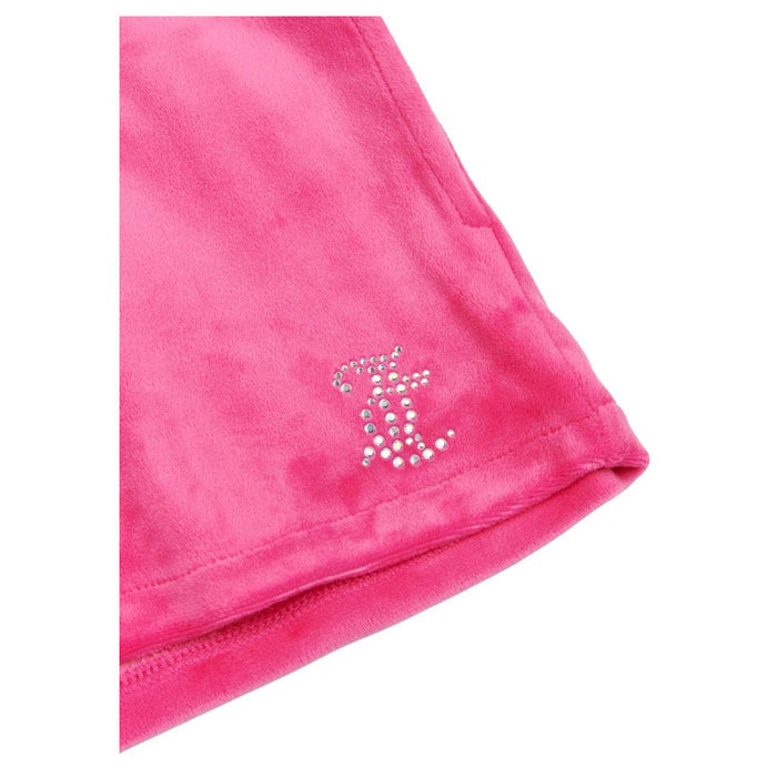 Fuchsia Pink Fold Over Waist Shorts