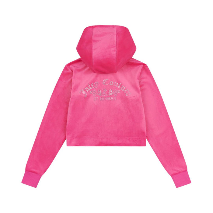 Fuchsia Pink Fold Over Waist Tracksuit