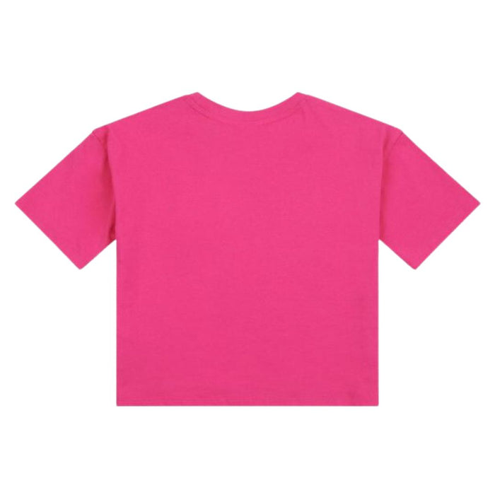 Fuschia Pink Rhinestone Logo T-shirt