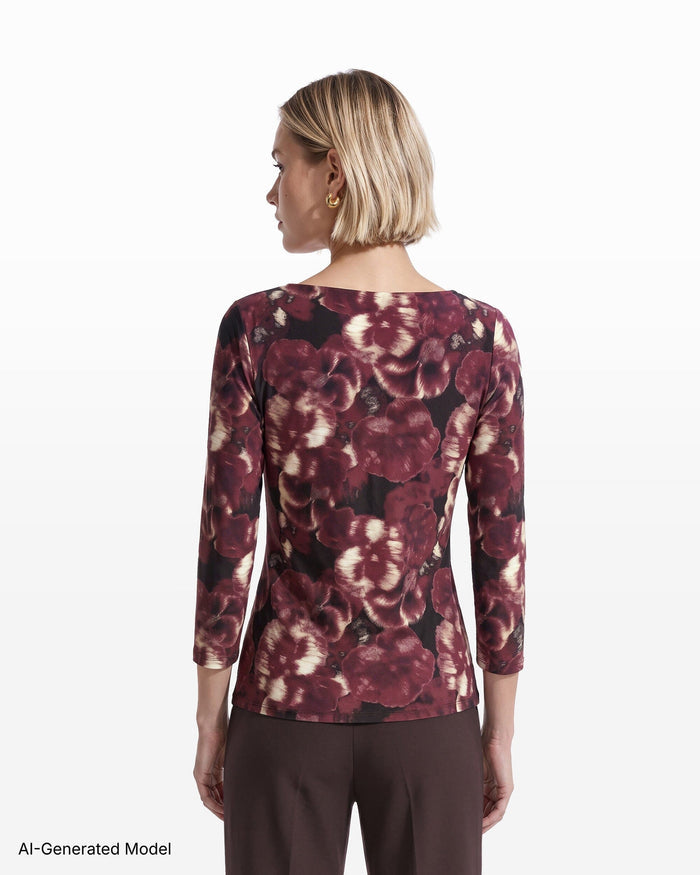 Anne Klein Gathered Twist Top
