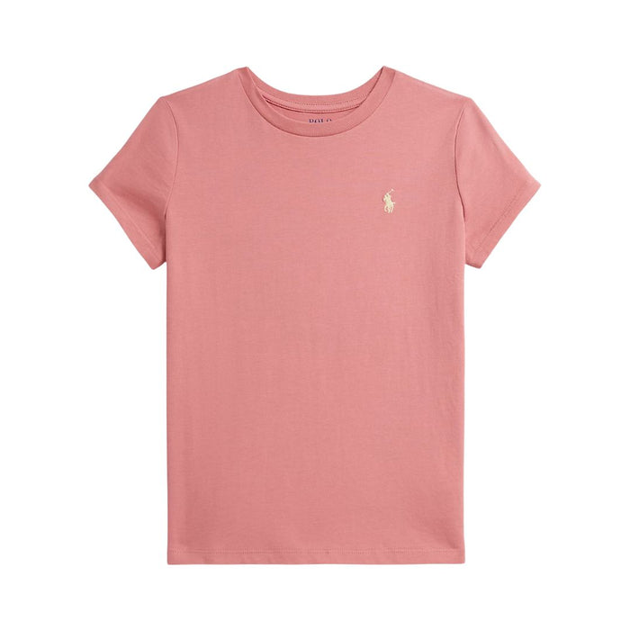 Girls Deep Pink Embroidered Pony T-Shirt
