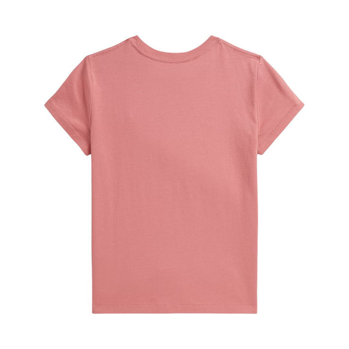 Girls Deep Pink Embroidered Pony T-Shirt