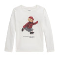 Girls Ivory Ice Skating Bear Top