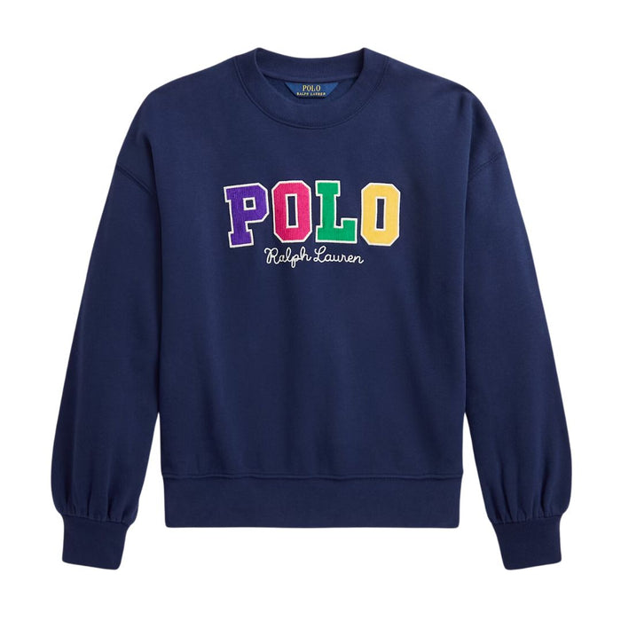 Girls Navy Polo Tracksuit
