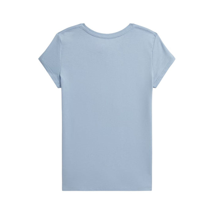 Girls Pale Blue Polo Bear T-Shirt
