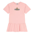 Girls Pale Pink Toy Teddy Dress