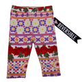 Girls Patterned Reversible Leggings