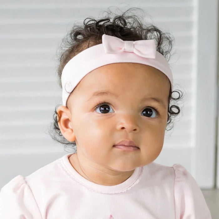 Girls Pink Bow Headband
