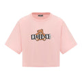 Girls Pink Boxy Toy & Logo T-Shirt