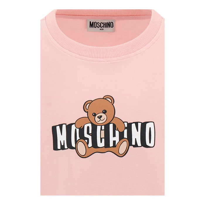 Girls Pink Boxy Toy & Logo T-Shirt