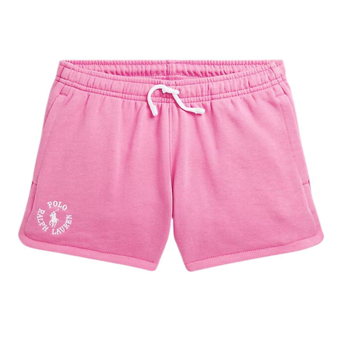 Girls Pink Sweat Shorts