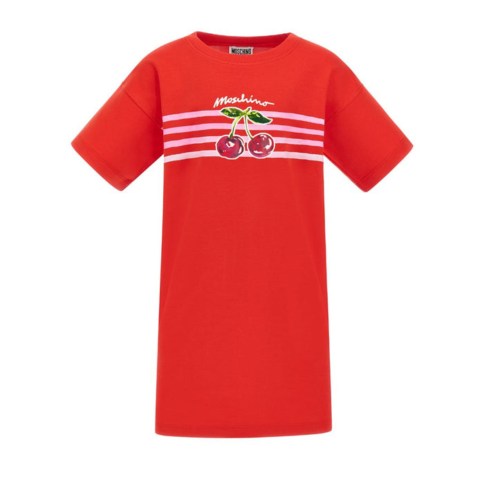 Girls Red Cherry Dress