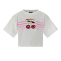 Girls White Cherry T-Shirt