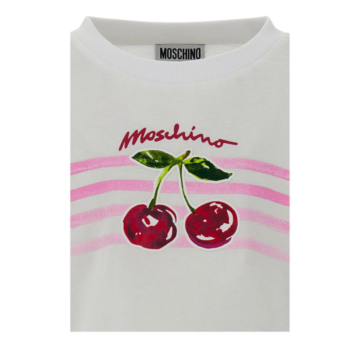 Girls White Cherry T-Shirt