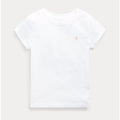 Girls White Embroidered Pony T-Shirt