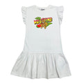 Girls White Toy & Fruit Dress