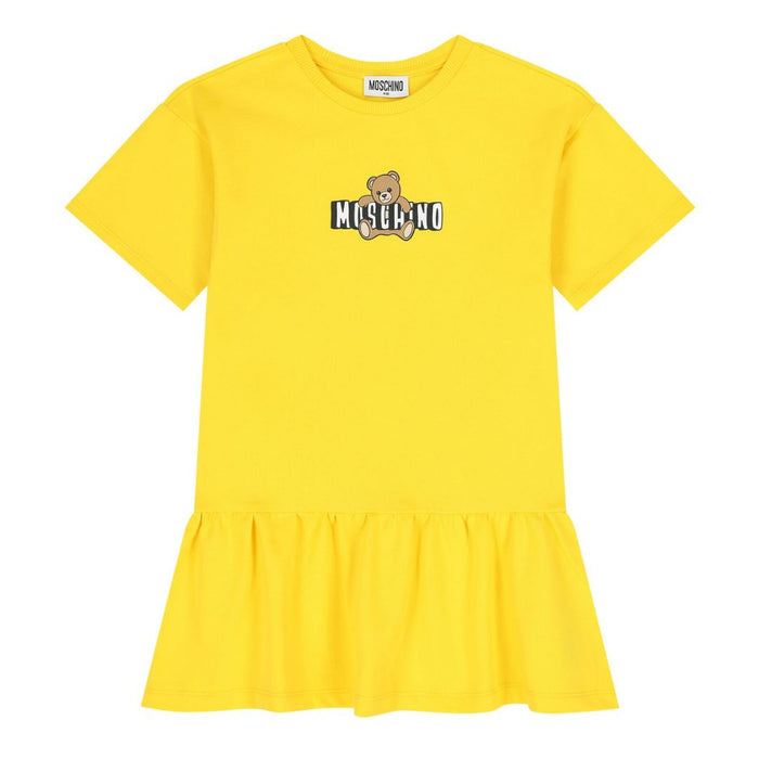 Girls Yellow Toy Teddy Dress