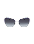 Anne Klein Navy Glamourous Butterfly Shape Sunglasses
