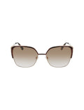 Anne Klein Mocha Glamourous Butterfly Shape Sunglasses