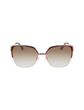 Anne Klein Merlot Glamourous Butterfly Shape Sunglasses