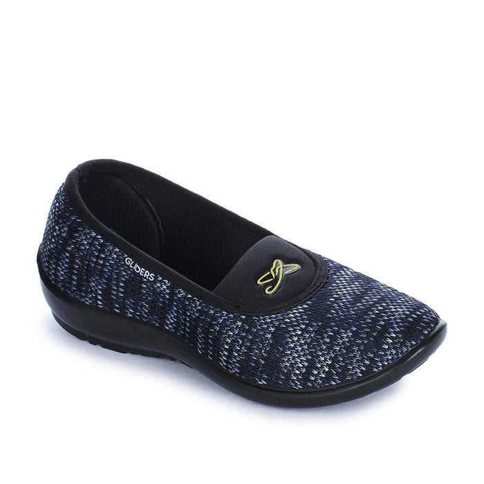 Gliders (Blue) Casual Ballerina Shoes For Women ELENA-30 By Liberty